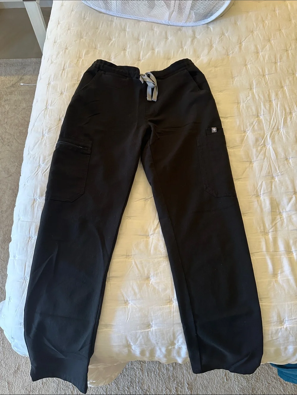 Men's Black Cargo Jogger Pants